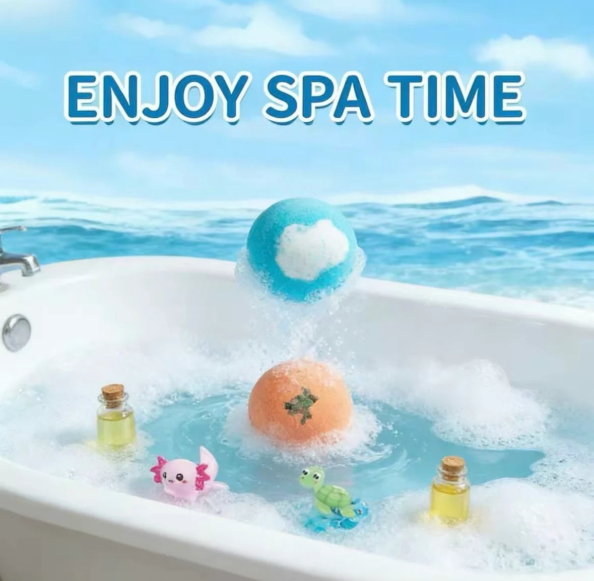 Bath Bombs for Kids with Toys Inside