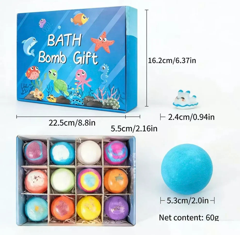 Bath Bombs for Kids with Toys Inside